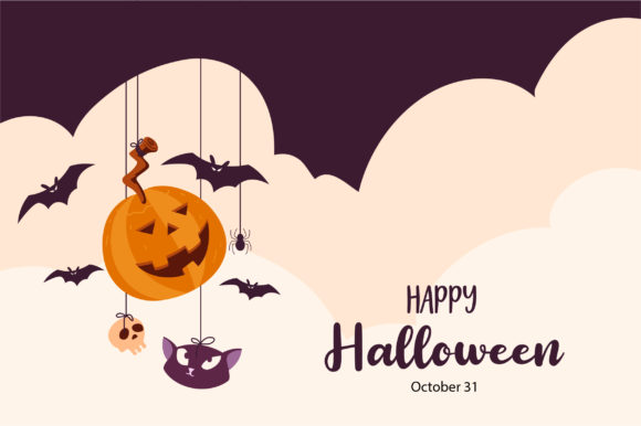Download Happy Halloween Illustration Design - Halloween illustration Collection