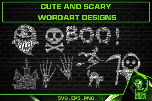 Download Halloween Bundle - WordArt Vol. 1 - Halloween bundle Collection