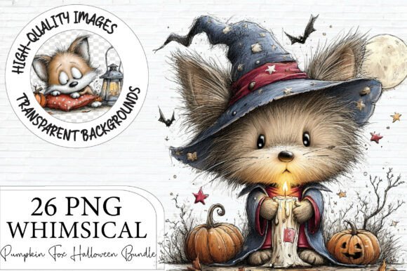 Download Pumpkin Fox Halloween Bundle - Halloween bundle Collection