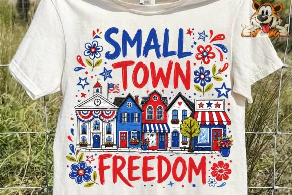 Download Small Town Freedom Patriotic PNG - Town Collection