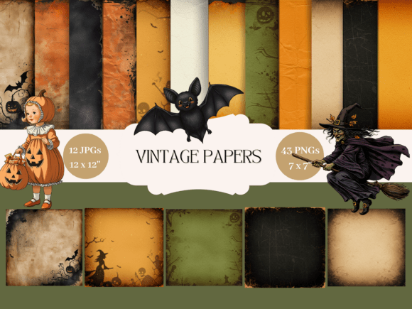 Download Vintage Halloween Bundle - Halloween bundle Collection