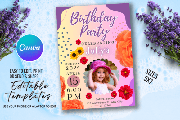 Download Personalized Birthday Party Invite Design - Party Collection
