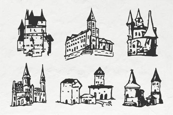 Download Whimsical Town Illustration Vector - Town Collection