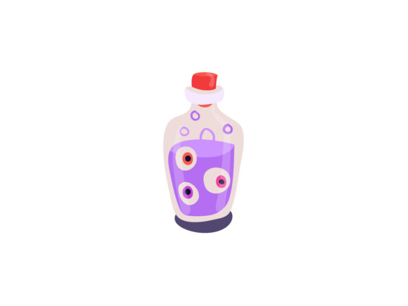 Download Halloween Illustration Eyeball Potion - Halloween illustration Collection