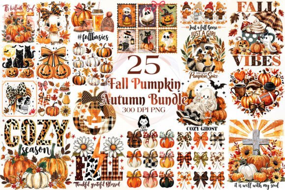 Download Fall Pumpkin Autumn Halloween Bundle - Halloween bundle Collection