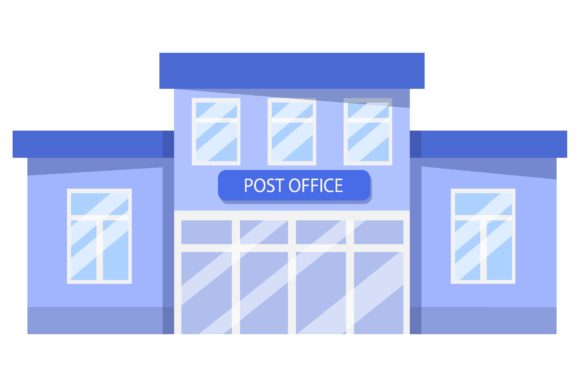 Download Post Office Building. City, Town Hall Ca - Town Collection