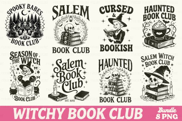 Download Salem Book Club Witchy Halloween Bundle - Halloween bundle Collection
