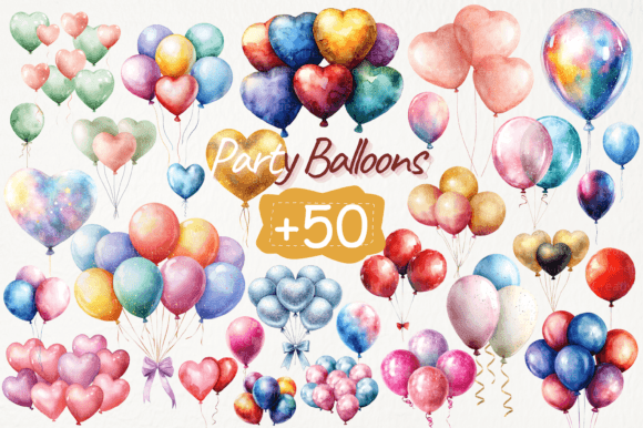 Download Party Balloons Clipart Png - Party Collection