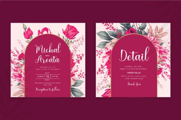 Download Flower Wedding Invitation Design - Invitation Collection