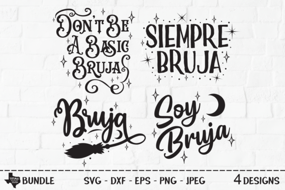 Download Bruja Halloween Bundle - Witch Designs - Halloween bundle Collection