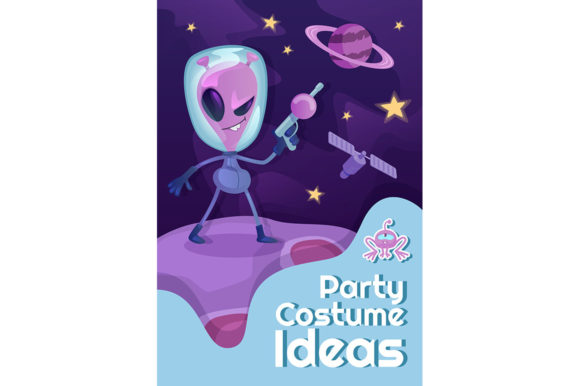 Download Party Costume Ideas Poster Flat Vector - Party Collection