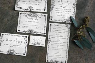 Download Elegant Flower Wedding Invitation Suite - Invitation Collection